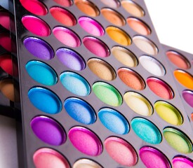 Artist palette isolated on white