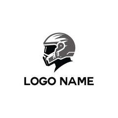 Helmet logo vector