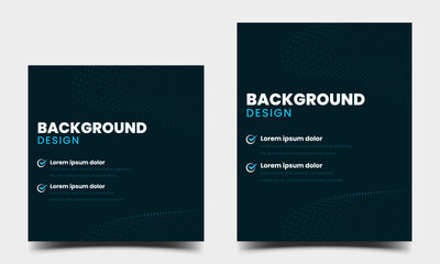 Set of modern banner with dotted decoration