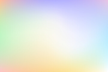 Abstract rainbow color background. Pastel color background. Banner for advertise product on website. Space for text. Vector illustration.