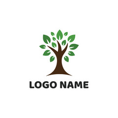 Plants tree logo vector
