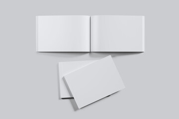 A4 Magazine Landscape Mockup
