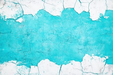 Cracked blue wall texture