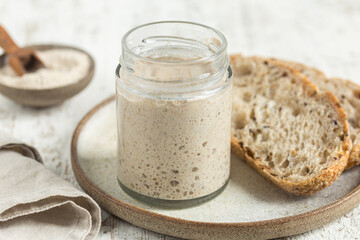 homemade sourdough bread starter