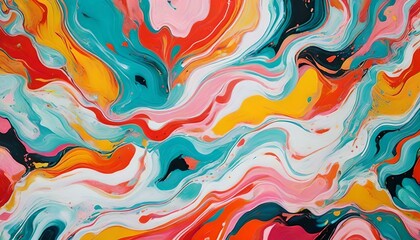 カラフルな大理石パターン 模様 colorful marble pattern back ground image