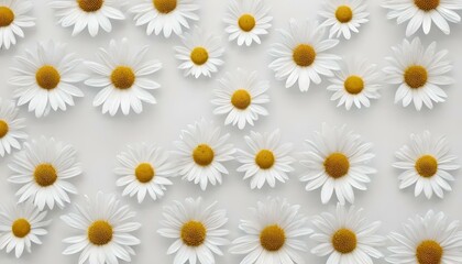 綺麗な白いデイジー 花 背景画像 beautiful white daisy flower background image