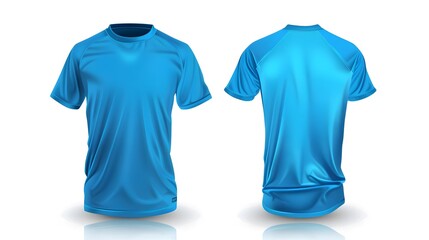 sport t shirt isolated on white  background 