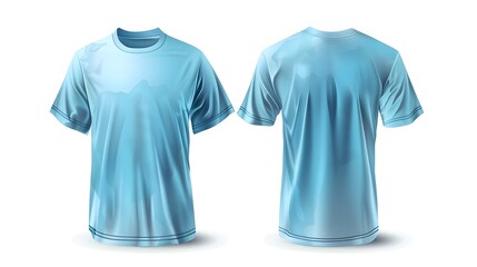 sport t shirt isolated on white  background 