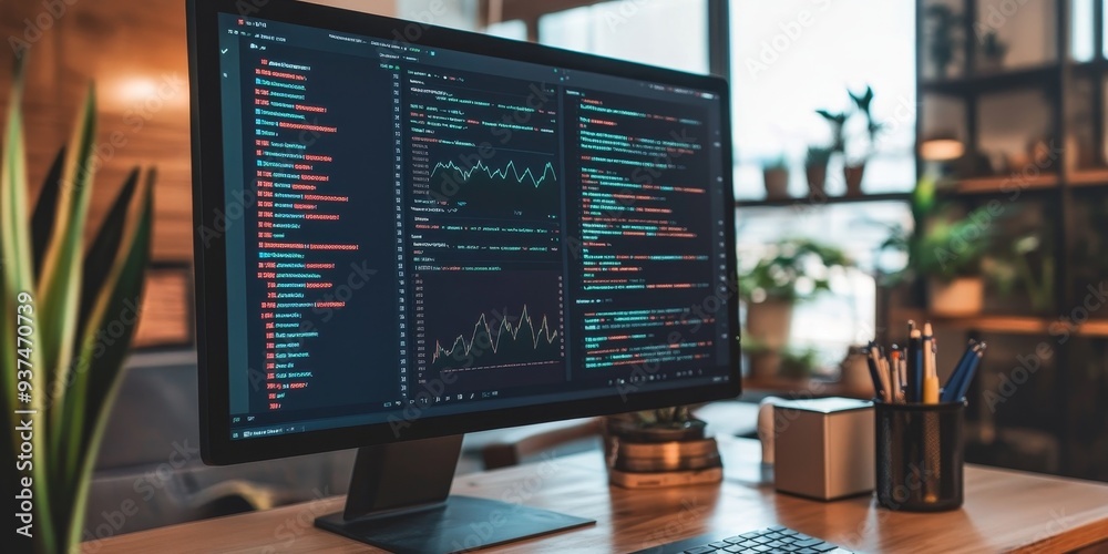 Poster a software tester's monitor, bug tracking system with detailed reports and priority levels