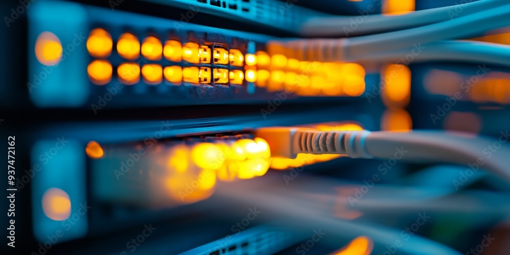 Poster network optimization tools, real-time adjustments being made to enhance bandwidth and connectivity