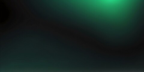 Fototapeta premium green to black colors grainy gradient smooth transitio background