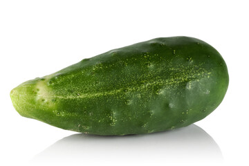 A green fresh and delicious cucumber