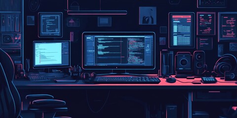 a developer's setup with various development tools, version control, and terminal commands in use