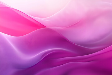 Obraz premium An abstract composition of flowing pink and purple waves, creating a soft and elegant visual effect, perfect for backgrounds, presentations, or designs with ample copy space.
