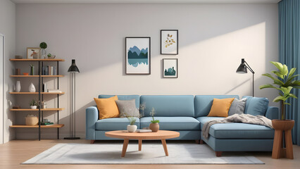 living room sofa photo,illustration.