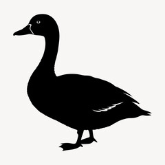 duck animal vector svg