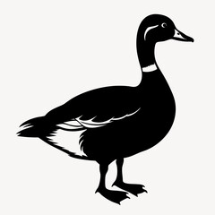 duck animal vector svg