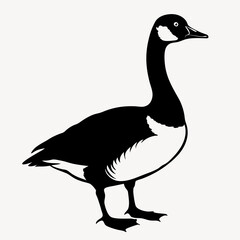 Obraz premium duck animal vector svg