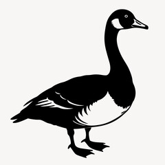 Obraz premium duck animal vector svg