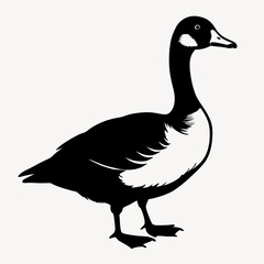 duck animal vector svg