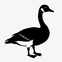Obraz premium duck animal vector svg