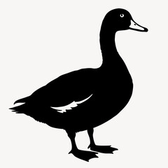 duck animal vector svg
