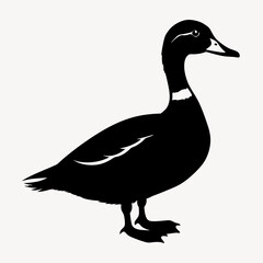 duck animal vector svg