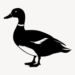 duck animal vector svg