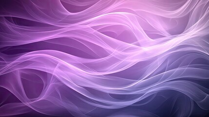 Obraz premium A beautiful blend of purple and pink hues, creating a soft, dreamy effect with flowing lines and ethereal vibes.