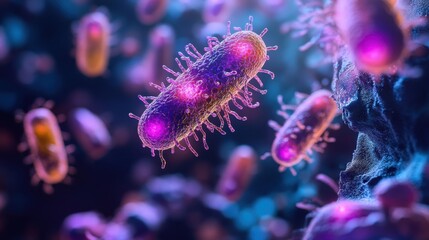 Diversity of Bacteria: A Detailed Microscopic Exploration of Varied Shapes and Sizes