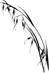 Hand drawn silhouette Grass from awstudios collection.
