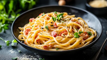 spaghetti with sauce