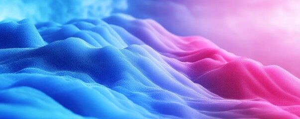 Obraz premium Abstract blue and pink cloud formations.
