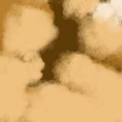 yellow clouds in the sky