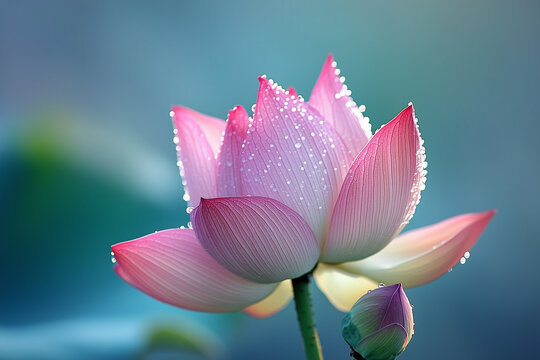 pink water lily