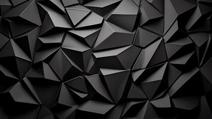 Fototapeta premium A striking abstract texture featuring angular black shapes, perfect for modern designs and backgrounds.