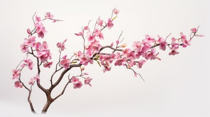 Fototapeta premium A delicate orchid tree with its fragrant blossoms