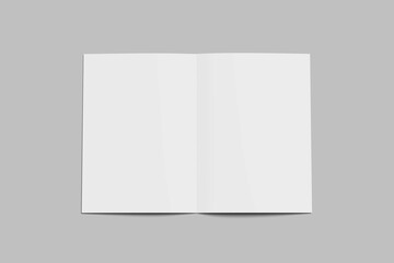 A4 Bifold Brochure Mockup