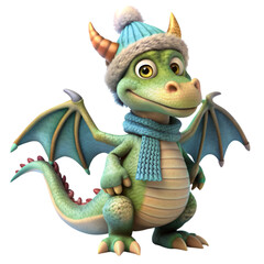 Obraz premium 3d dragon character