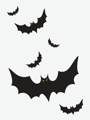 bat shilhouttee vector