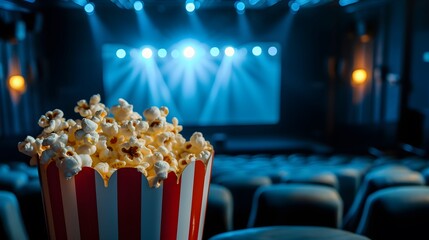 Depict a group discount offer at the movies simply and elegantly AI generated illustration