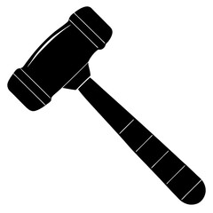 hammer icon on white