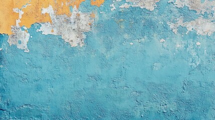 Obraz premium Blue Colorful Texture Paint Background Creative Asbtract Art Concrete Wallpaper. Generative ai