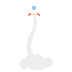 Launch Rocket Illustration