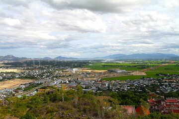 Outlook of the Quy Nhon District from Ong Nui Temple