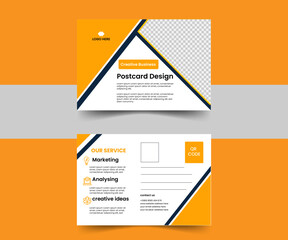 Corporate Modern Business Post Card Design 