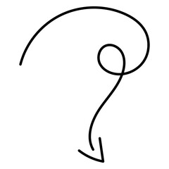 Abstract Monoline Arrow