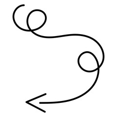 Abstract Monoline Arrow