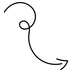 Abstract Monoline Arrow