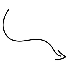 Abstract Monoline Arrow